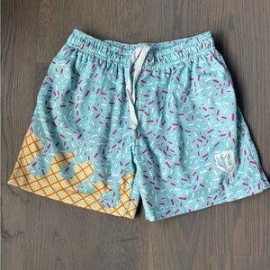 Baseball Lifestye Ice Cream Patterned Kids Shorts